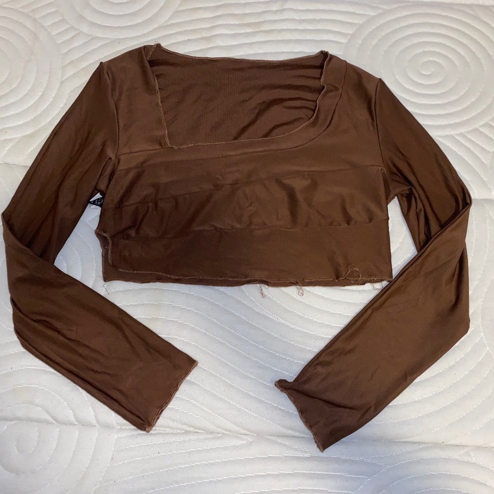 cropped long sleeve